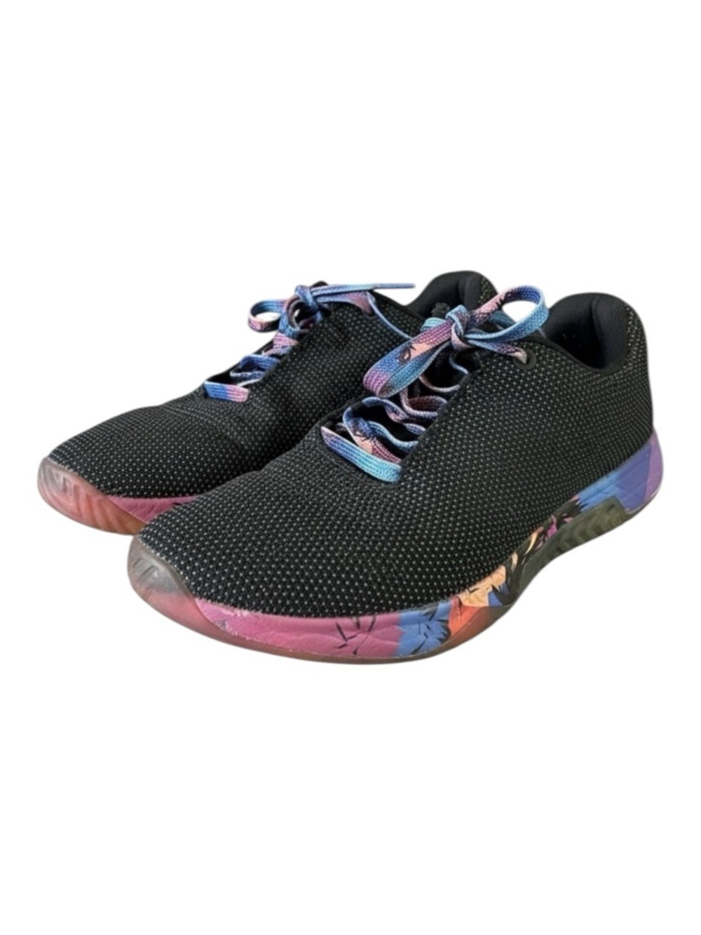 NOBULL Outwork Trainer Cross-Training Shoes Black Sunset Women's Size 7